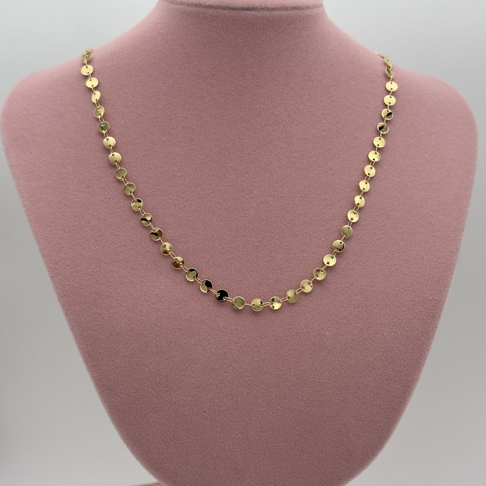 14K Gold Çelik zincir