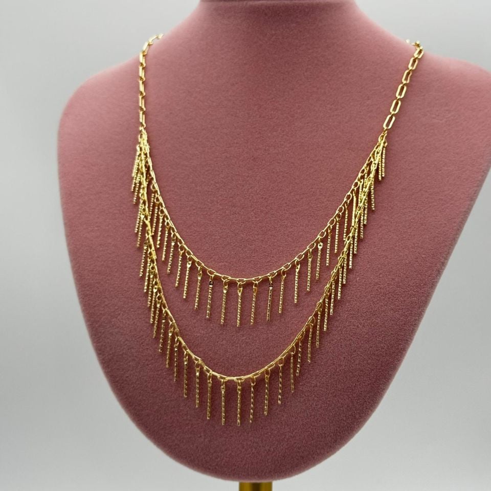JY 14K GOLD PLATED KOLYE
