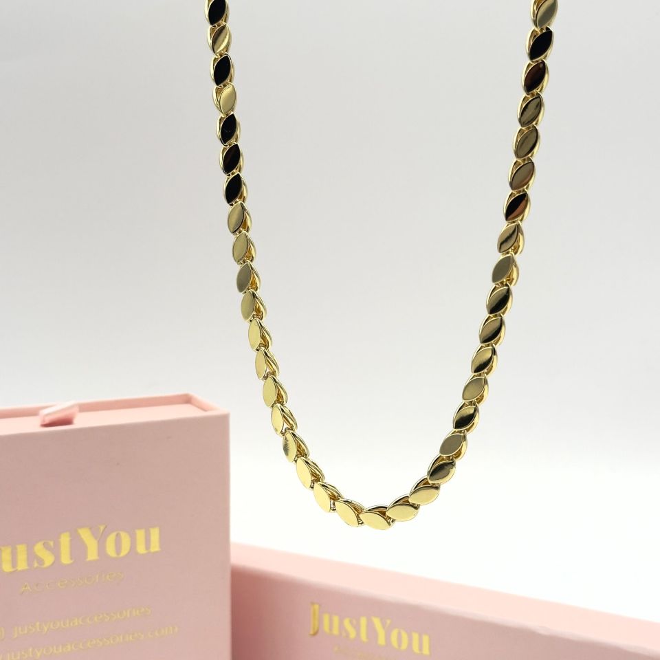 JY 14K GOLD PLATED ARPA KOLYE