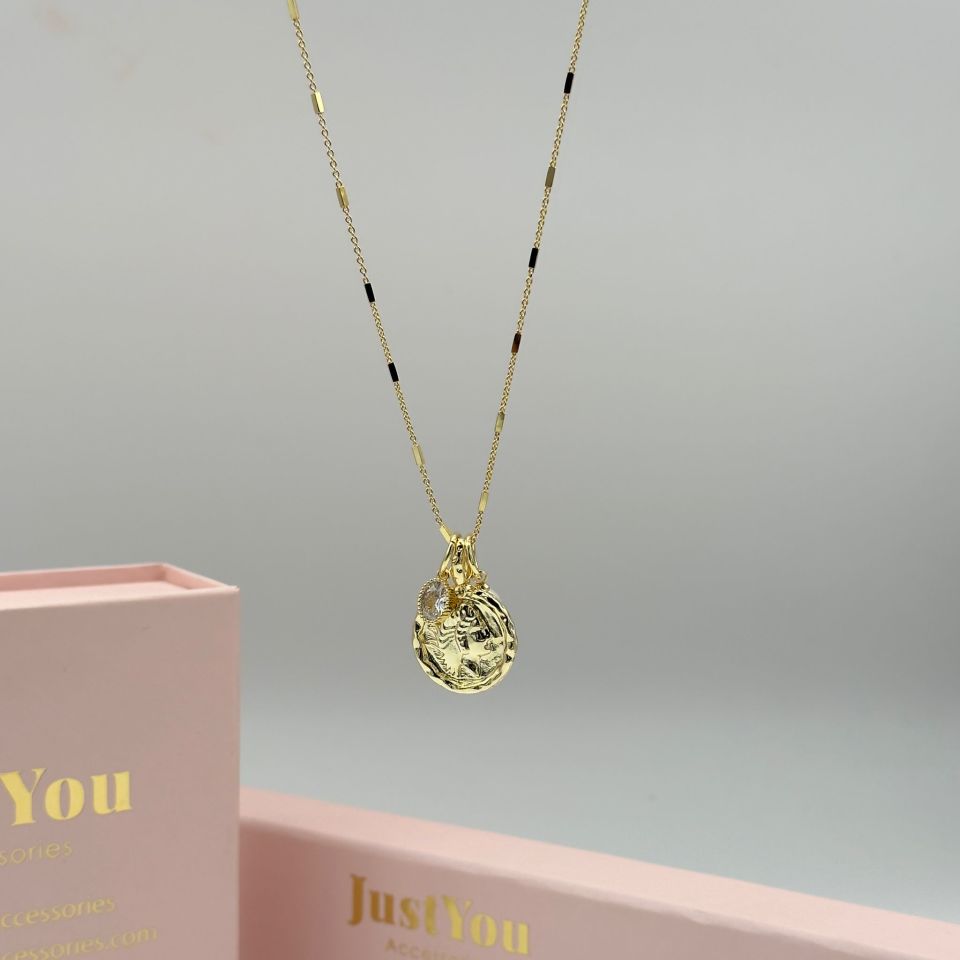 JY 14K GOLD PLATED MADALYON KOLYE