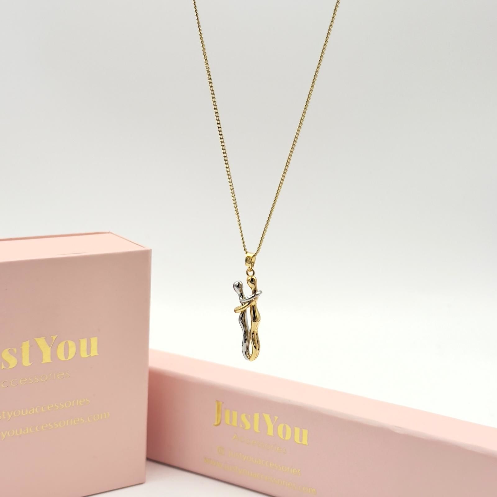 JY 14K GOLD PLATED LOVE KOLYE