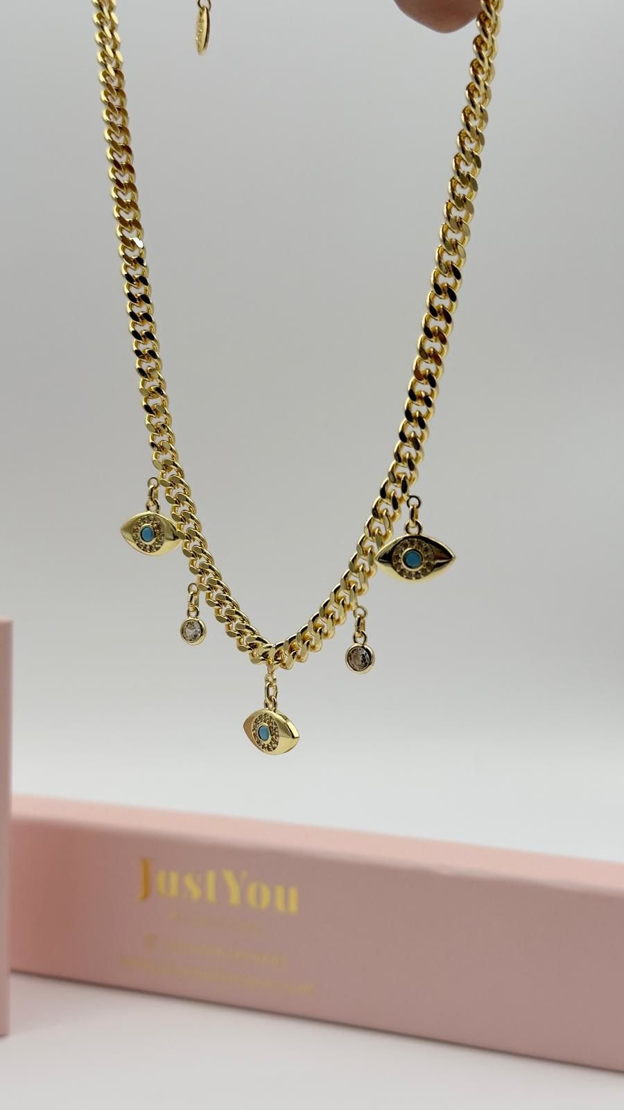 JY 14K GOLD PLATED KÜP KOLYE