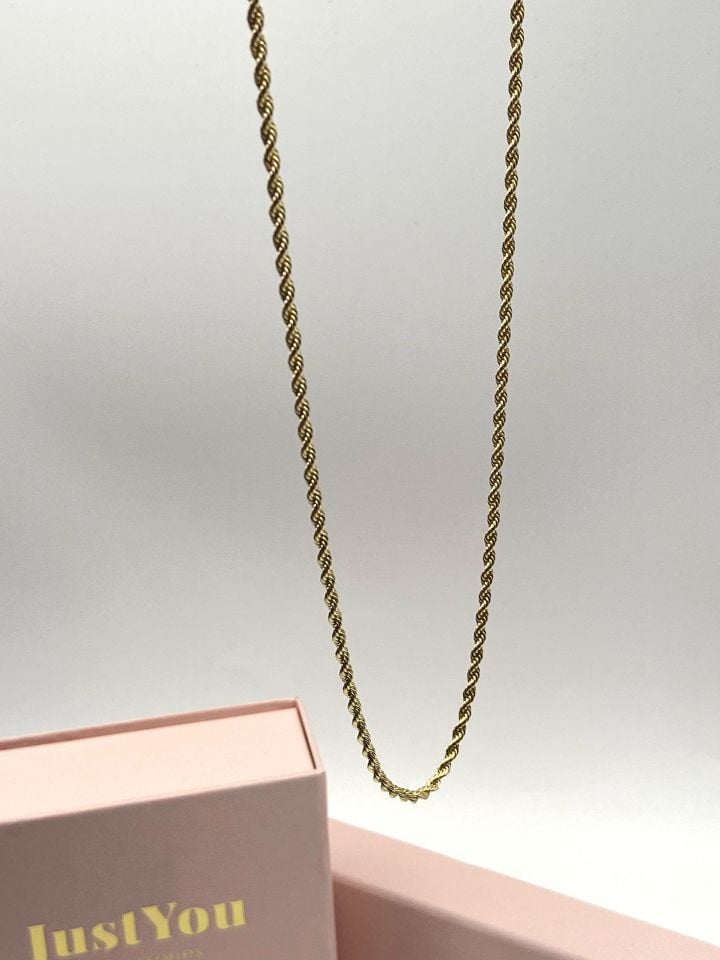 JY 14K GOLD BURGU KOLYE