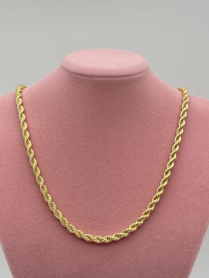 JY 14K GOLD BURGU KOLYE