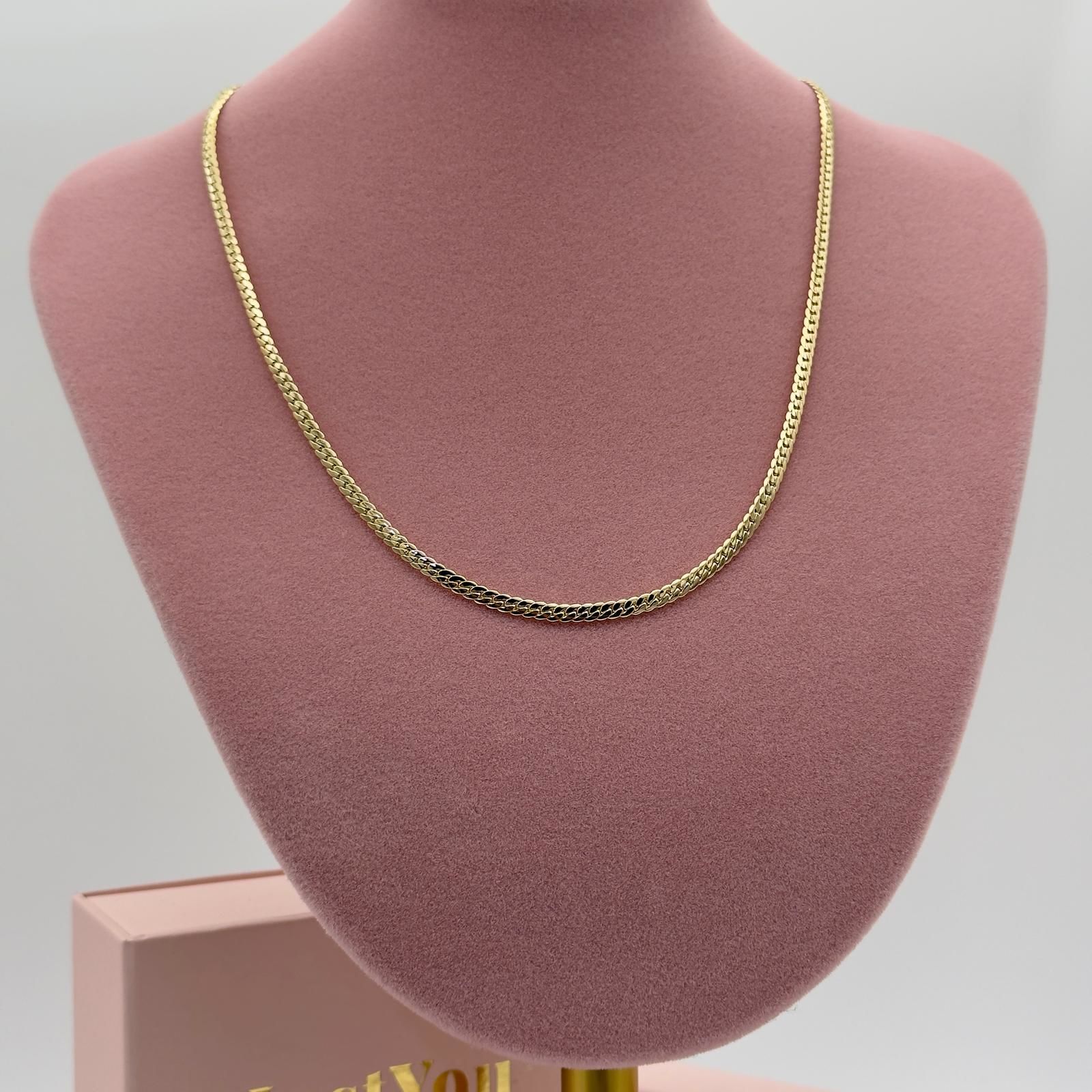 JY 14K YENİ SEZON GOLD EZME ZİNCİR